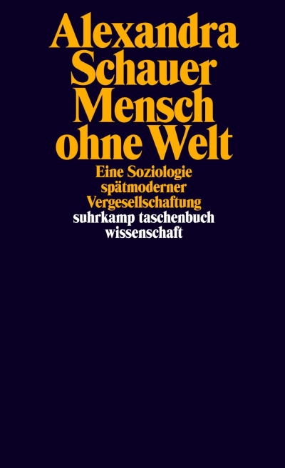 cover Mensch ohne Welt