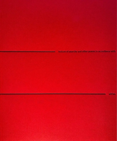 Cover Adrian Nichols: Lexicon of Anarchy