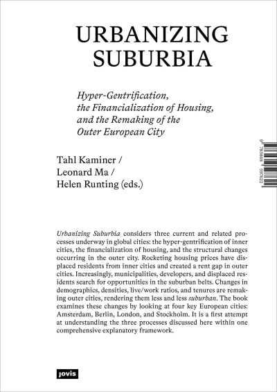 Cover Urbanizing Suburbia