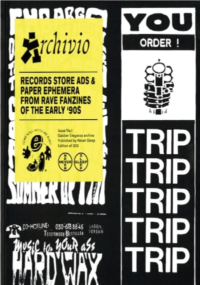 Archivio 1 Records Store Ads Paper Ephemera From Rave