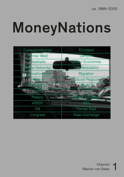 Cover Material Marion von Osten 1: MoneyNations