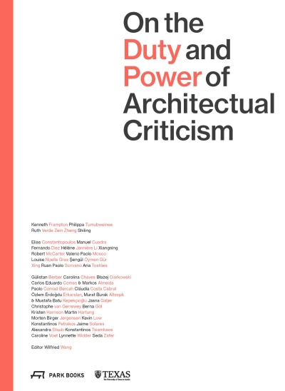 Cover On the Duty and Power of Architectural Criticism