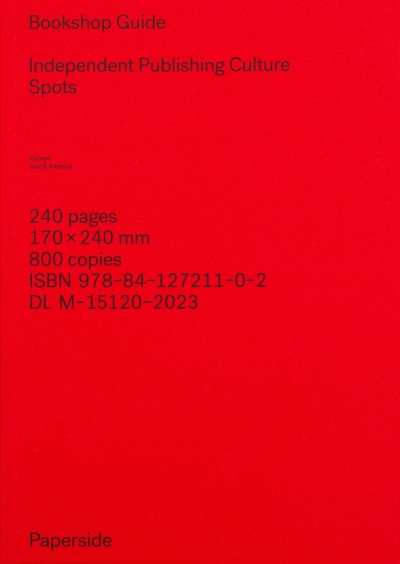 rotes Cover Bookshop Guide. Independent Publishing Culture Spots Vol 1