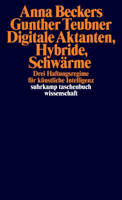 cover Digitale Aktanten, Hybride, Schwärme